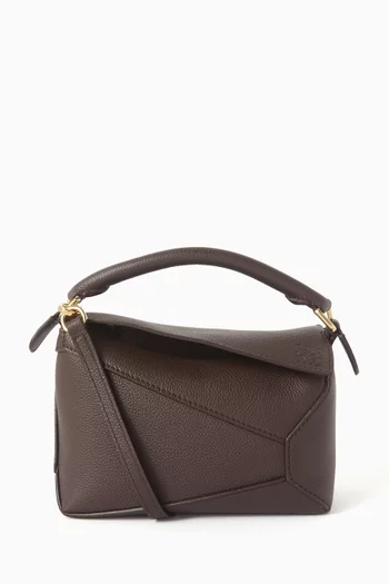 Mini Puzzle Edge Bag in Calfskin
