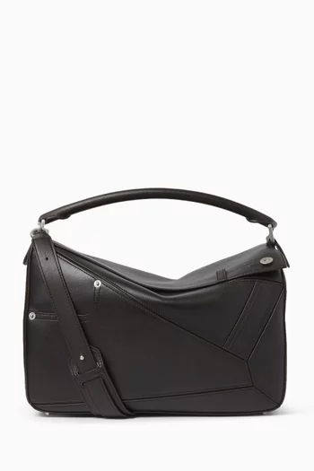 Large Puzzle Bag in Leather
