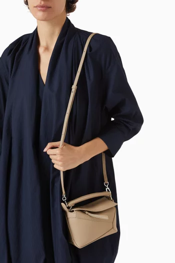 Mini Puzzle Edge Bag in Calfskin