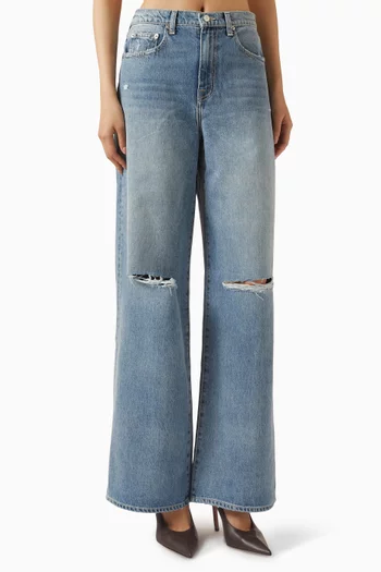 Willoughby Straight-leg Crop Jeans in Denim