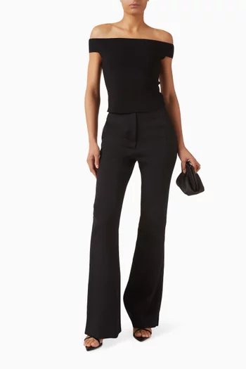 Dalton Off-shoulder Top in Rayon Blend