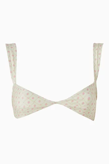 قطعة بيكيني علوية أمبر بتصميم بالكونيت