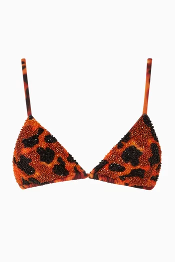 Rio Recamado Embellished Bikini Top