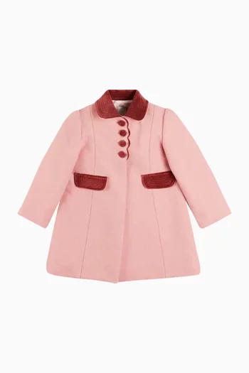 معطف بصف أزرار