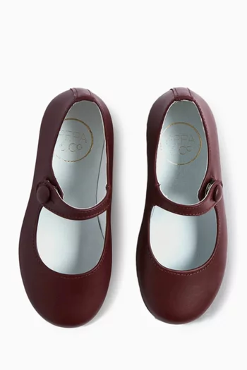 Mary Jane Shoes in Leather