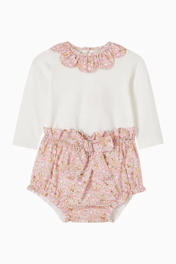 Nellie Floral Bow Detail Bloomers