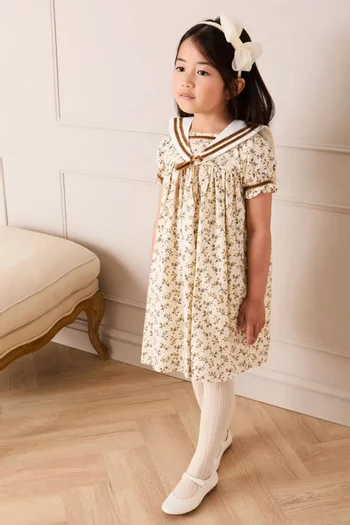 فستان كورا بنقشة زهور