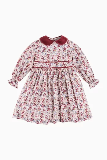 فستان لويزا بنقشة زهور