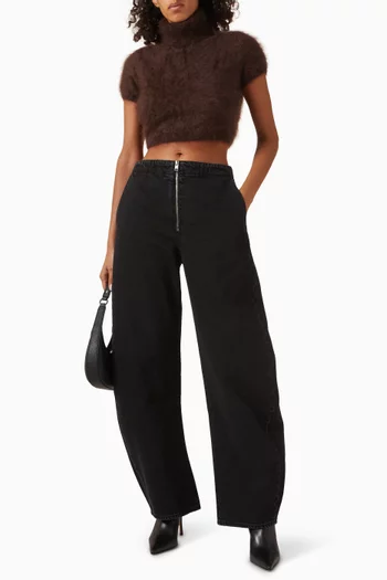 The Zip Jeans in Denim