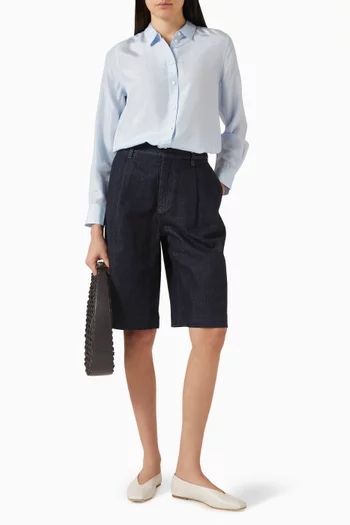 Tailored Shorts in Denim