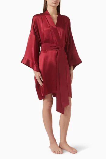 Mimi Robe in Silk Satin