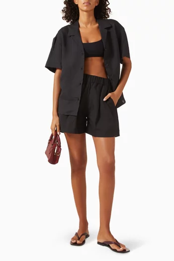 Zurich Shorts in Organic Linen