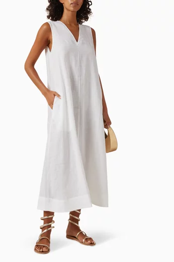 The Nisha Dress in Organic Linen