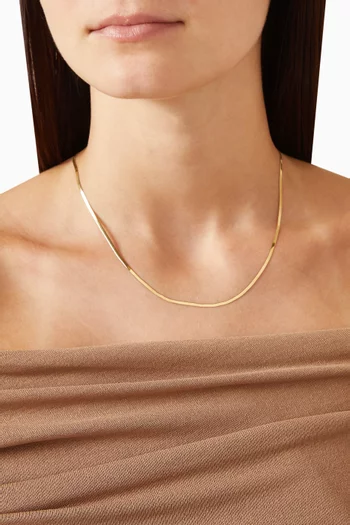 قلادة زينا بتصميم سلسلة رفيعة