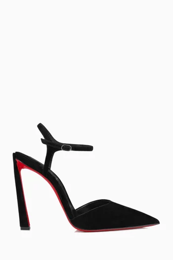 حذاء كلاسيك كوندورا ريفيرا بكعب 100 مم جلد عجل مخملي