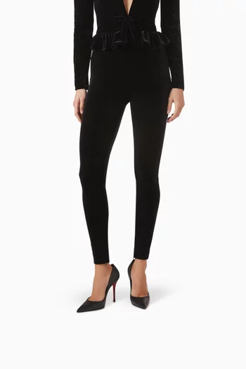 حذاء كلاسيك ميس زي بكعب 100 مم جلد نابا