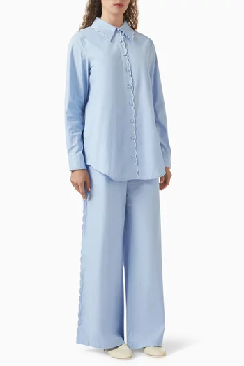 Ariel Shirt & Pant Set in Organic-cotton