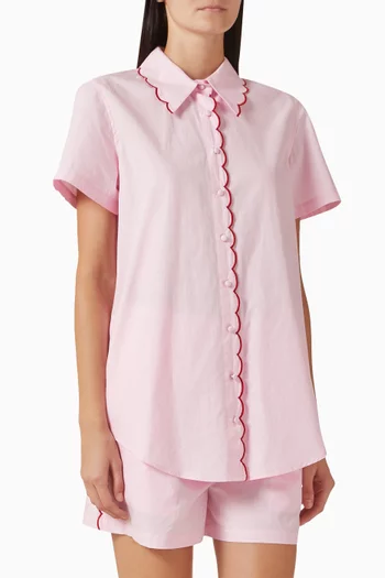 Sia Pink Lady Shirt & Shorts Set