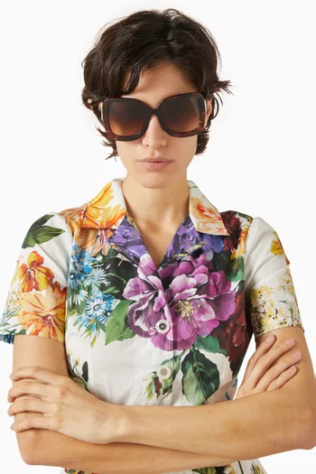 Square Sunglasses in Acetate