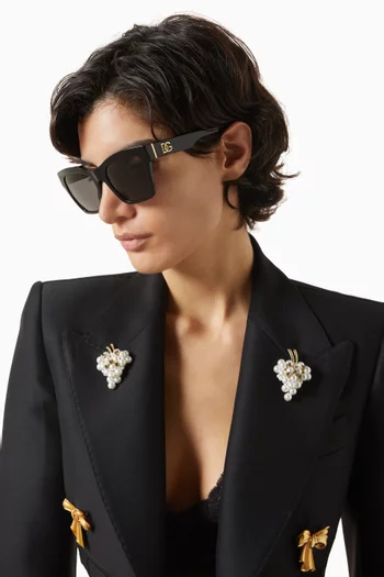 Square Sunglasses in Acetate