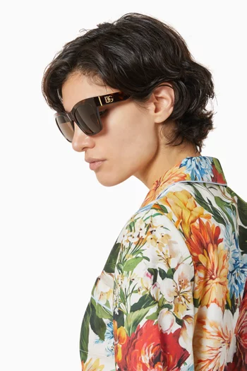 Square Sunglasses in Acetate