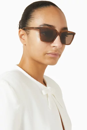 Square Sunglasses in Acetate