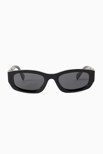 Irregular Sunglasses in Acetate