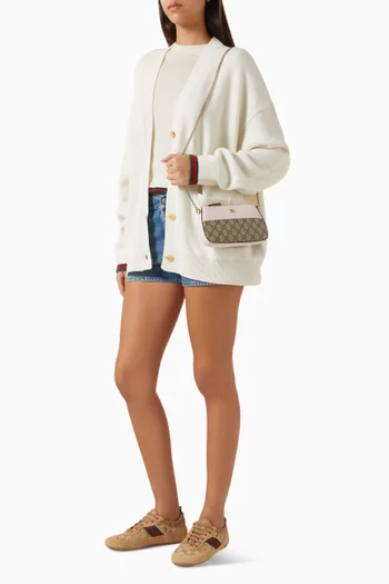 حقيبة مارمونت ميني بلونين ونقشة حرفي GG قنب