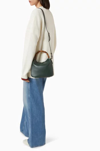 Small Diana Shoulder Bag in Leather