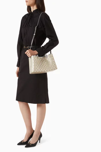 Medium GG Emblem Tote Bag