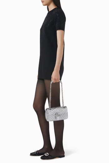 GG Marmont Small Shoulder Bag in Leather