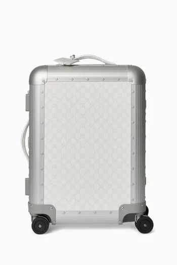 Porter Cabin Trolley in GG Supreme Canvas & Steel