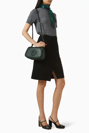 Medium Blondie Top-handle Bag in Leather