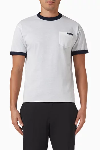 تي شيرت بوجهين قطن