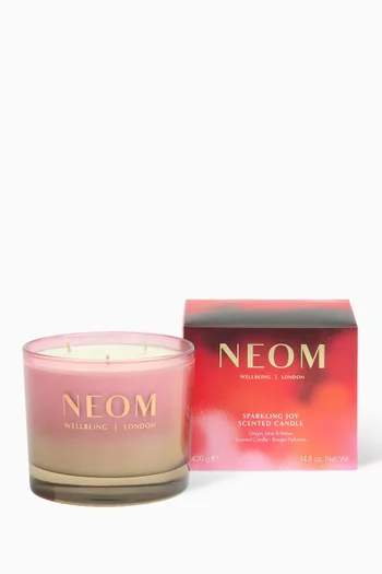 شمعة معطرة سباركلينج جوي 3 فتائل، 420 غرام