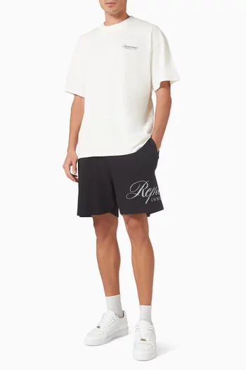 Owners’ Club Script Shorts in Mesh