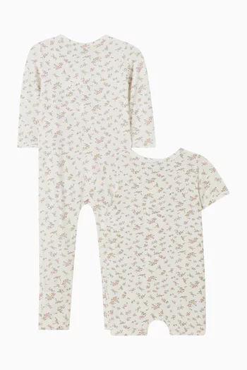 طقم رومبر وبيجاما بلوسوم، قطعتان 