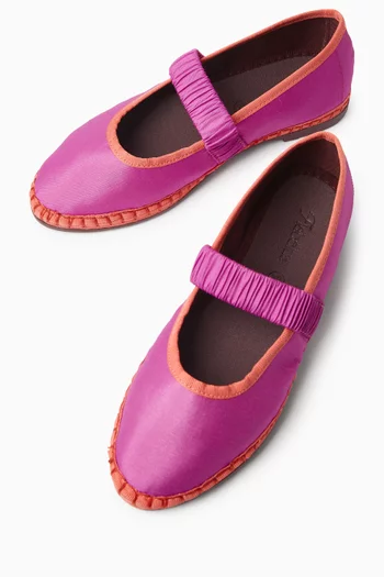 Mafalda Ballet Flats in Silk