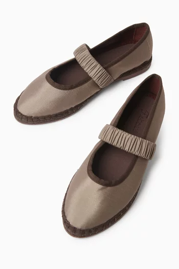 حذاء باليرينا مسطح مافالدا حرير