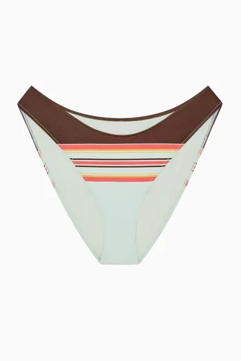 قطعة بيكيني سفلية دوف بنقشة مخططة