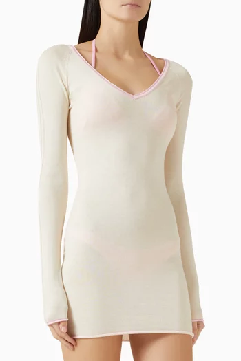 فستان صن داي بست قصير نسيج انجيل