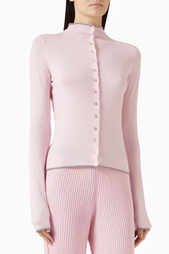 Leo Cardigan in Angel Knit