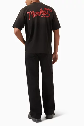 Lasso Lockup-print T-shirt in Cotton