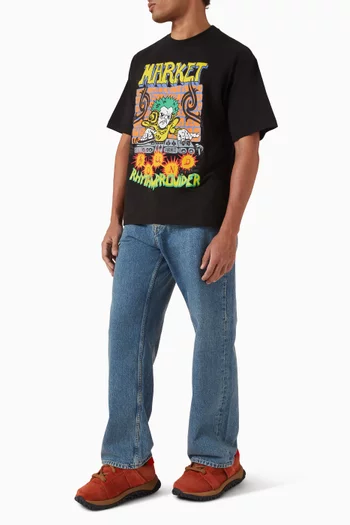 Rhythm Provider-print T-shirt in Cotton