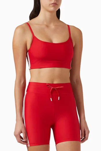 حمالة صدر أكسفورد هوتون بفتحة رقبة مستديرة قماش معالج صديق للبيئة