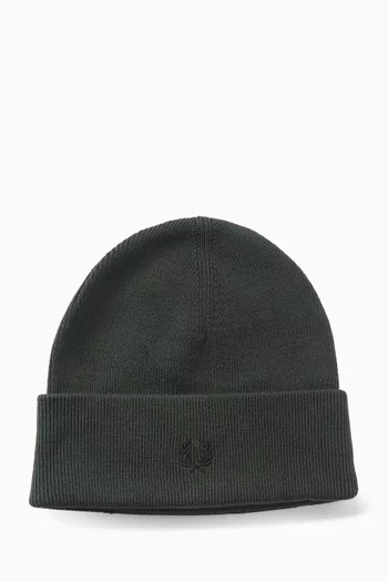 Classic Beanie in Merino Wool & Cotton