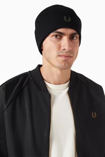 Classic Beanie in Merino Wool & Cotton