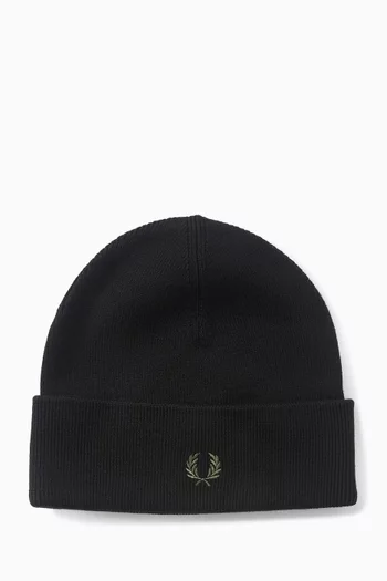 Classic Beanie in Merino Wool & Cotton