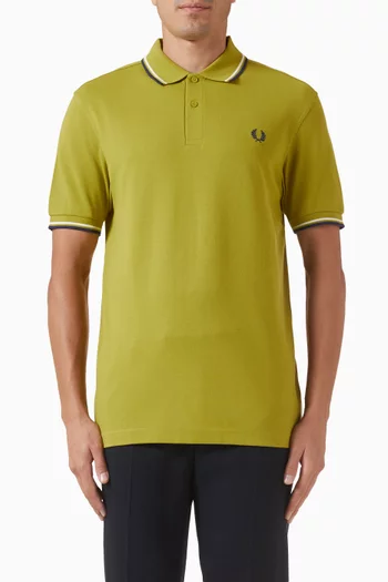 Twin Tipped Polo Shirt in Cotton