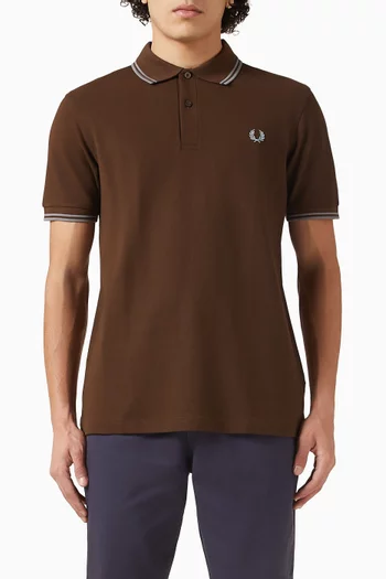 Twin Tipped Polo Shirt in Cotton